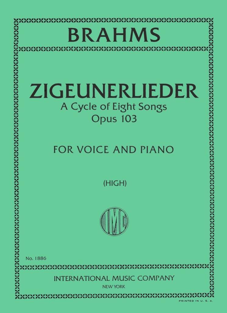 Zigeunerlieder Op.103 (Ted.-Ingl.)